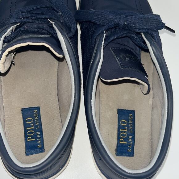 Polo Ralph Lauren Faxon Perforated Sneaker Size 8.5 - Picture 9 of 10